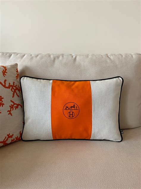 replica hermes cushion covers|authentic Hermes blanket.